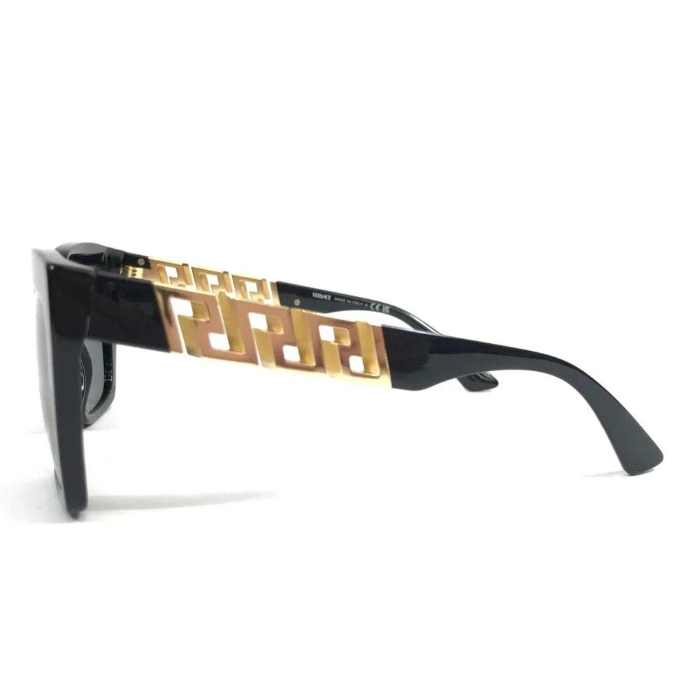 Versace Sunglasses MOD.4418 GB1/87 Black Gold Butterfly with Light Gray Lenses